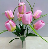 Цвет. Тюльпаны 7 веток 7 голов 38см (40/400)